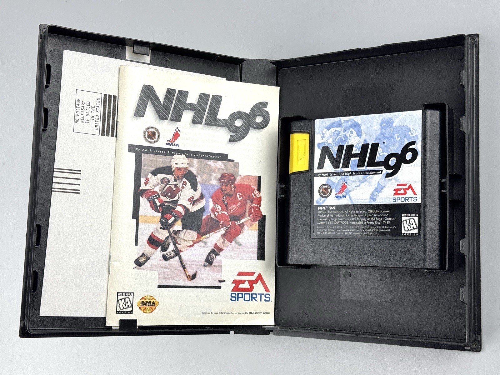 SEGA Genesis Sports Lot CIB – NBA Live 96 97, FIFA Soccer, NHL, College Slam