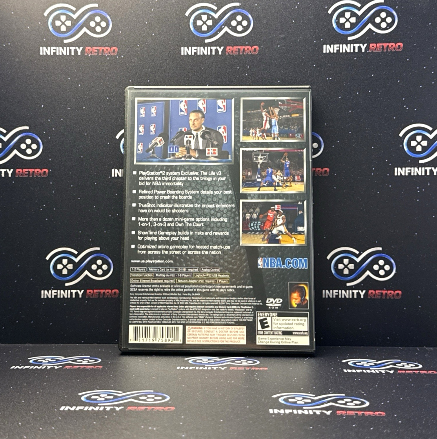 NBA 08 The Life V3 Sony PlayStation 2 PS2 CIB Refurbished & Tested Free Shipping