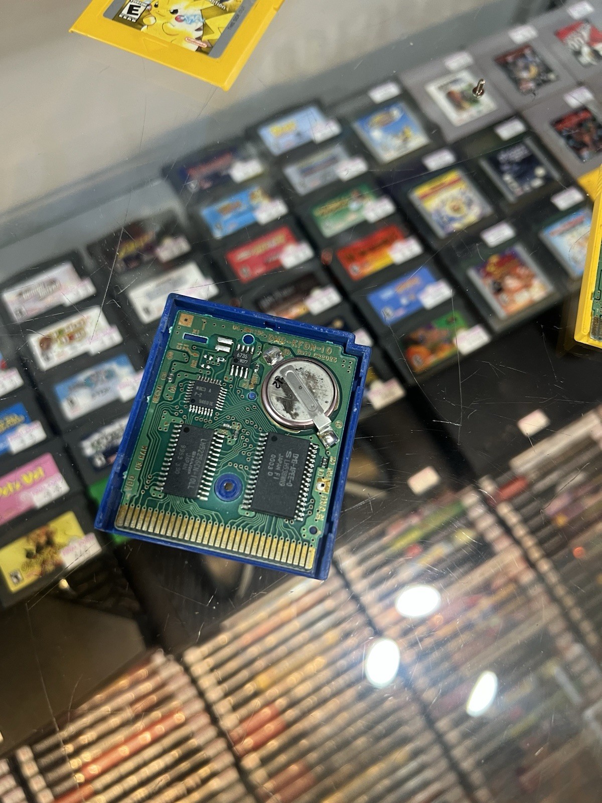 Pokemon Blue Red Yellow Gameboy Game Boy Authentic — original battery