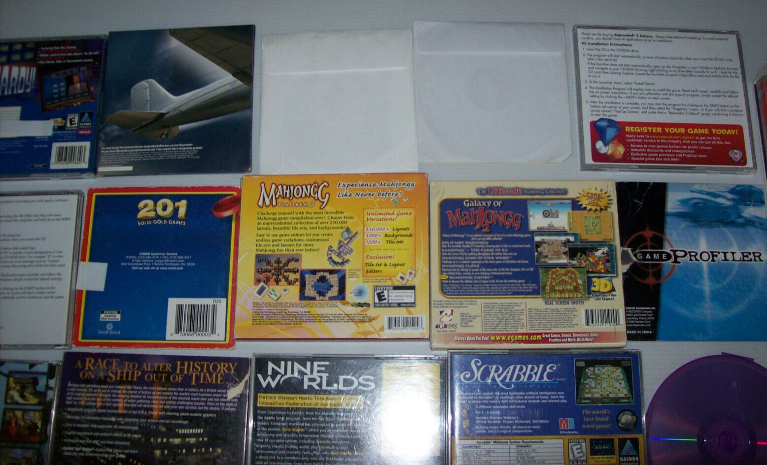 Lot of 20+ Vintage Computer PC Games, + Vintage PC Software, Y2K, 1990s – 2000s