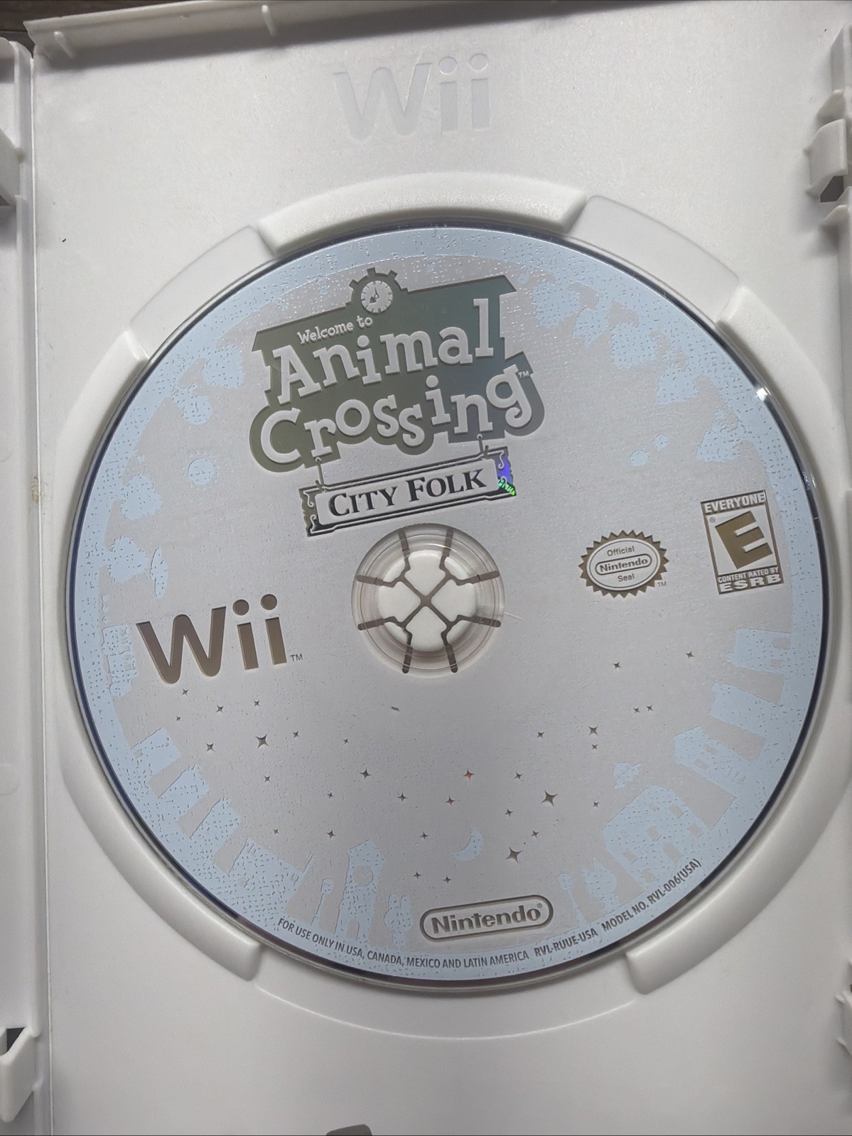 Animal Crossing: City Folk (Nintendo Wii, 2008) Disc Only Tested Working