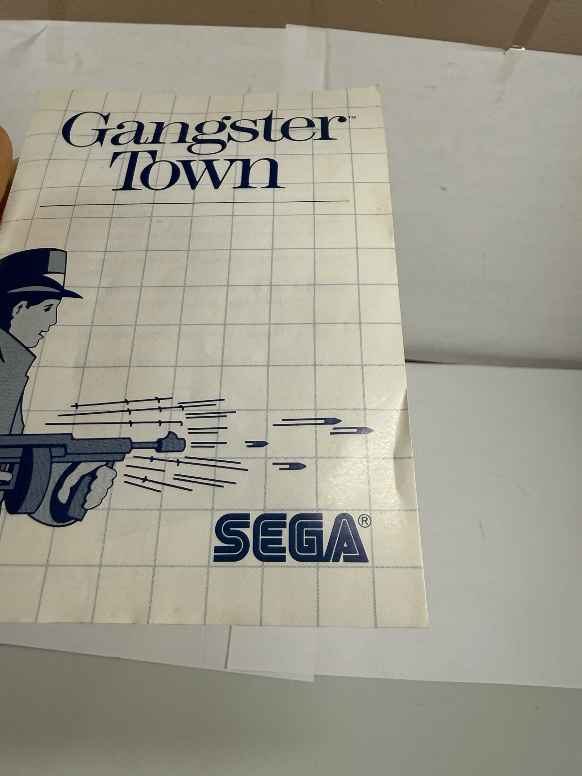 Gangster Town (Sega Master System, 1987) Complete CIB TESTED!