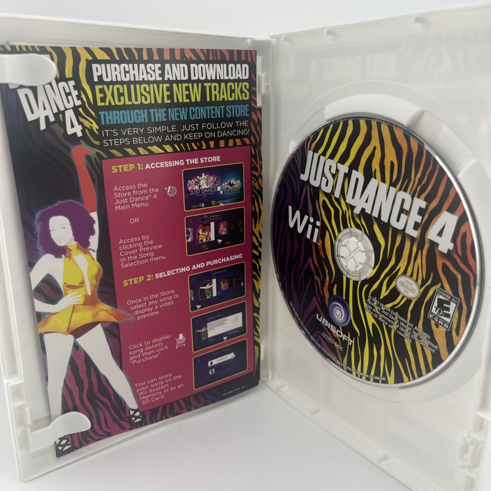 Just Dance 4 (Nintendo Wii, 2012)