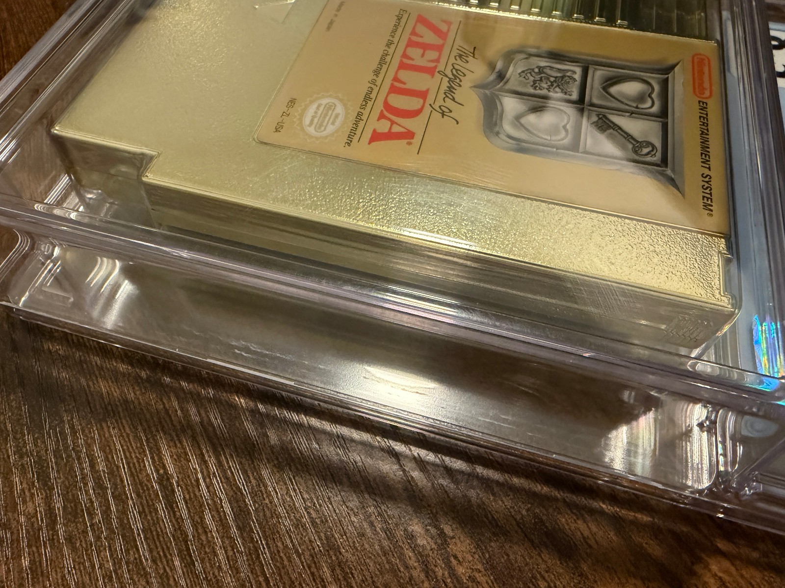 CGC 8.5 oval seal The Legend of Zelda nintendo nes gold cart factory MINT 8.5