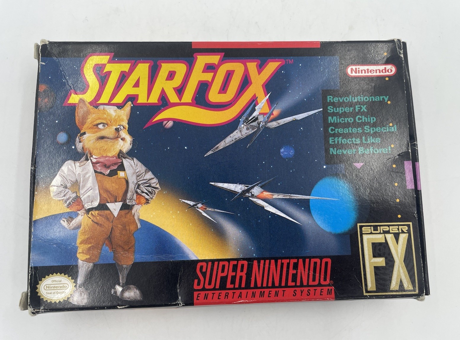 Star Fox (Super Nintendo, 1993) Authentic SNES Complete CIB