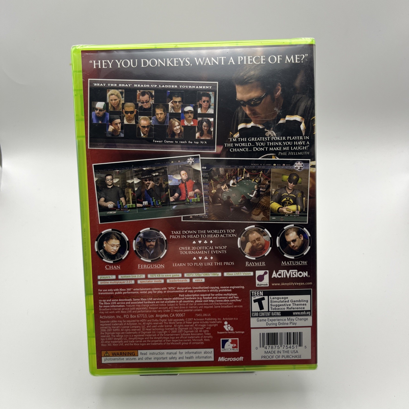 World Series of Poker 2008 for Xbox 360 (New, Sealed)