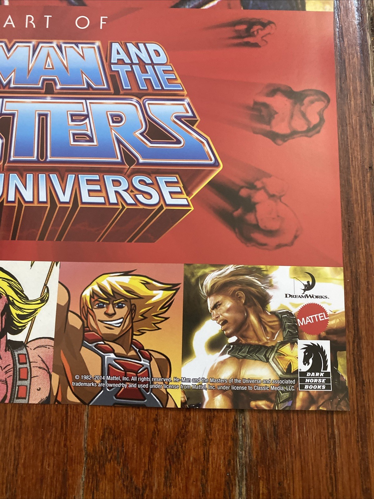 The Art Of MOTU Comic Con Poster He-Man 2014 NYCC 11×17 Dark Horse – 2 Sided