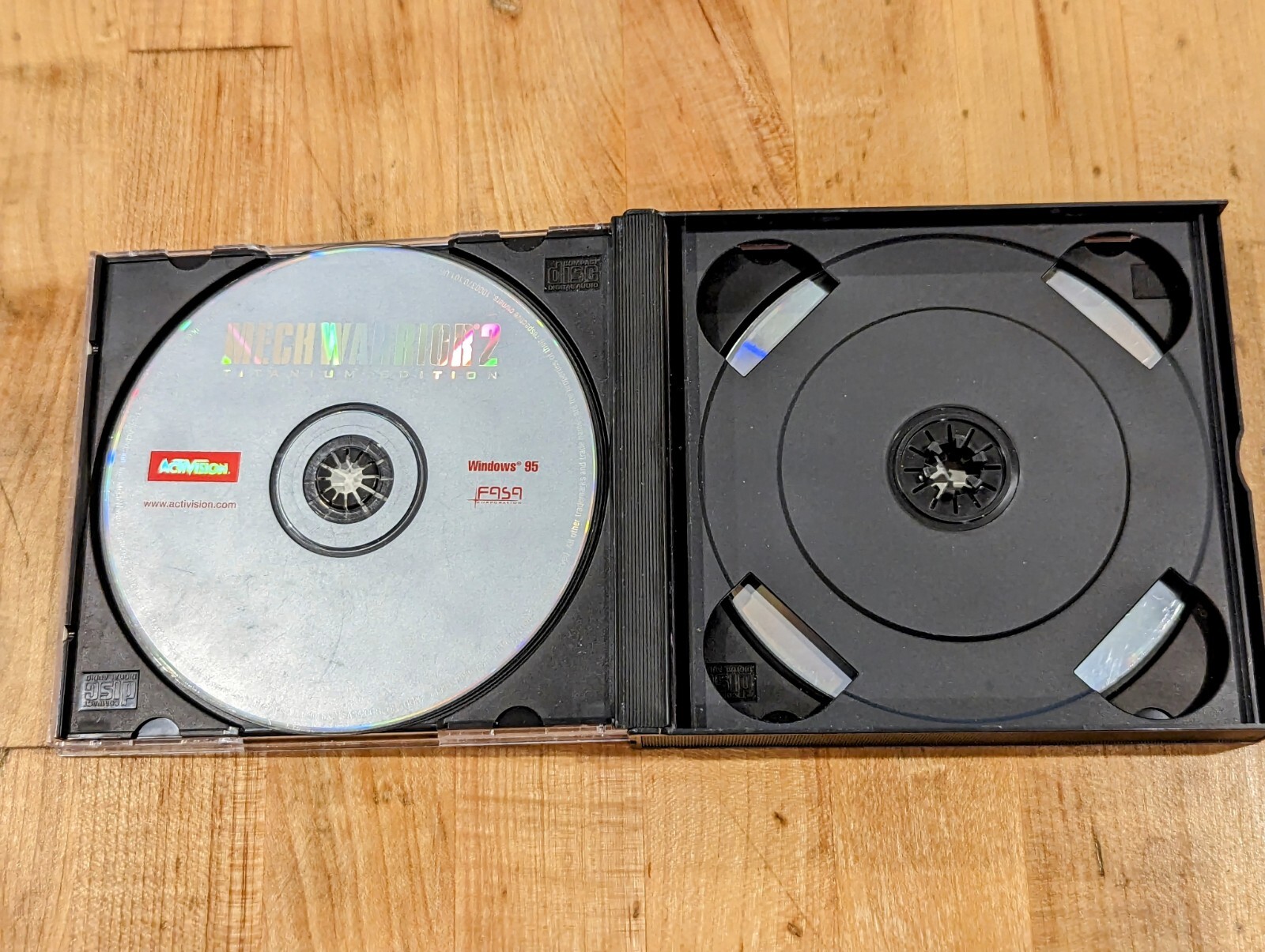 MechWarrior 2 Titanium Trilogy Edition ACTIVISION PC Missing Disk 2 Untested