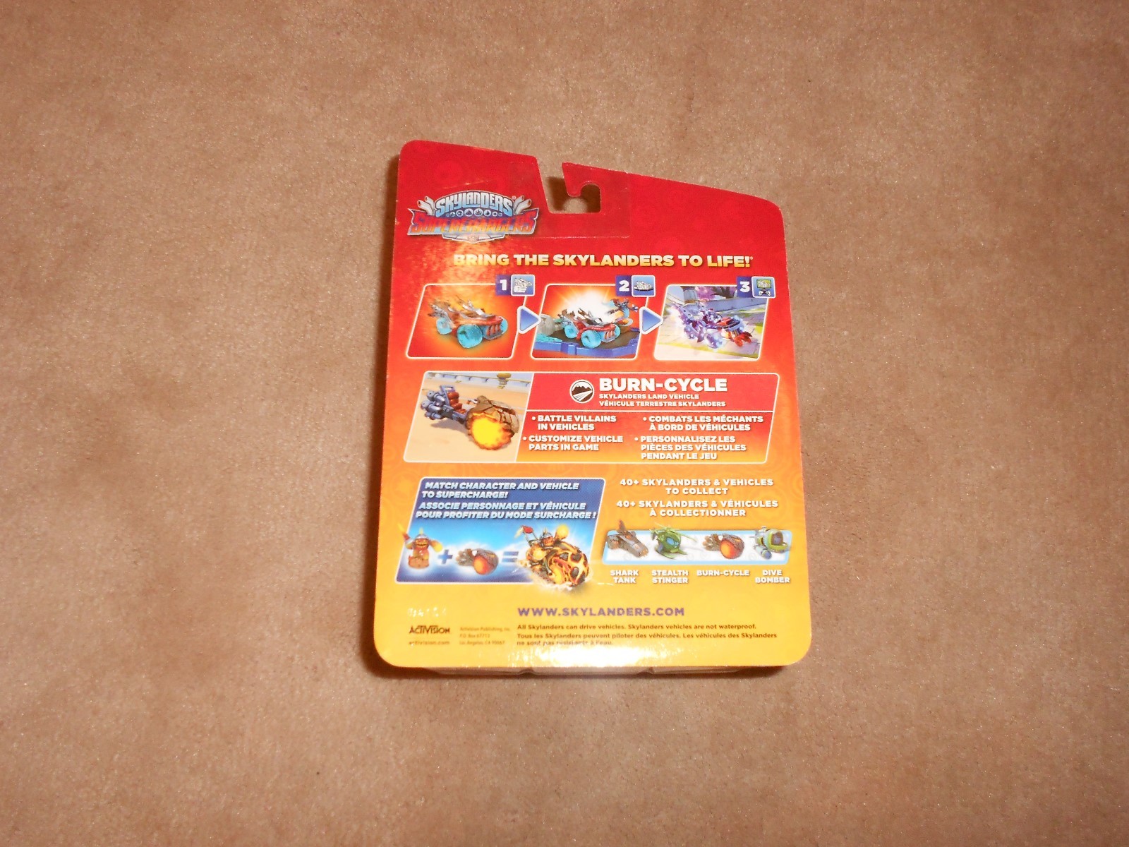 NEW, SKYLANDERS SUPERCHARGERS, BURN-CYCLE