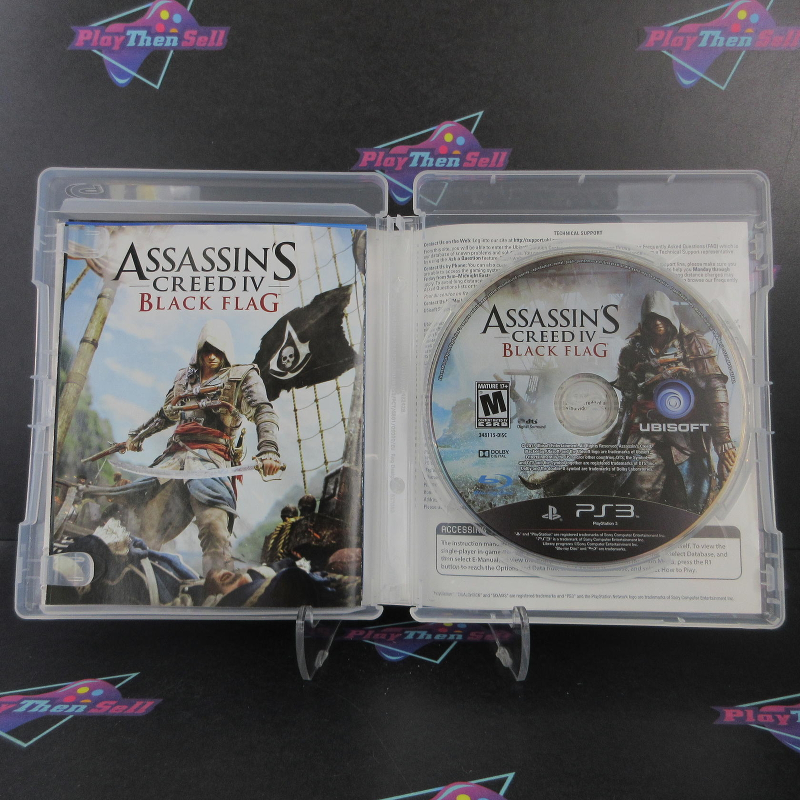 Refurbished Assassin’s Creed IV 4 Black Flag PS3 PlayStation 3 Complete – Exc..