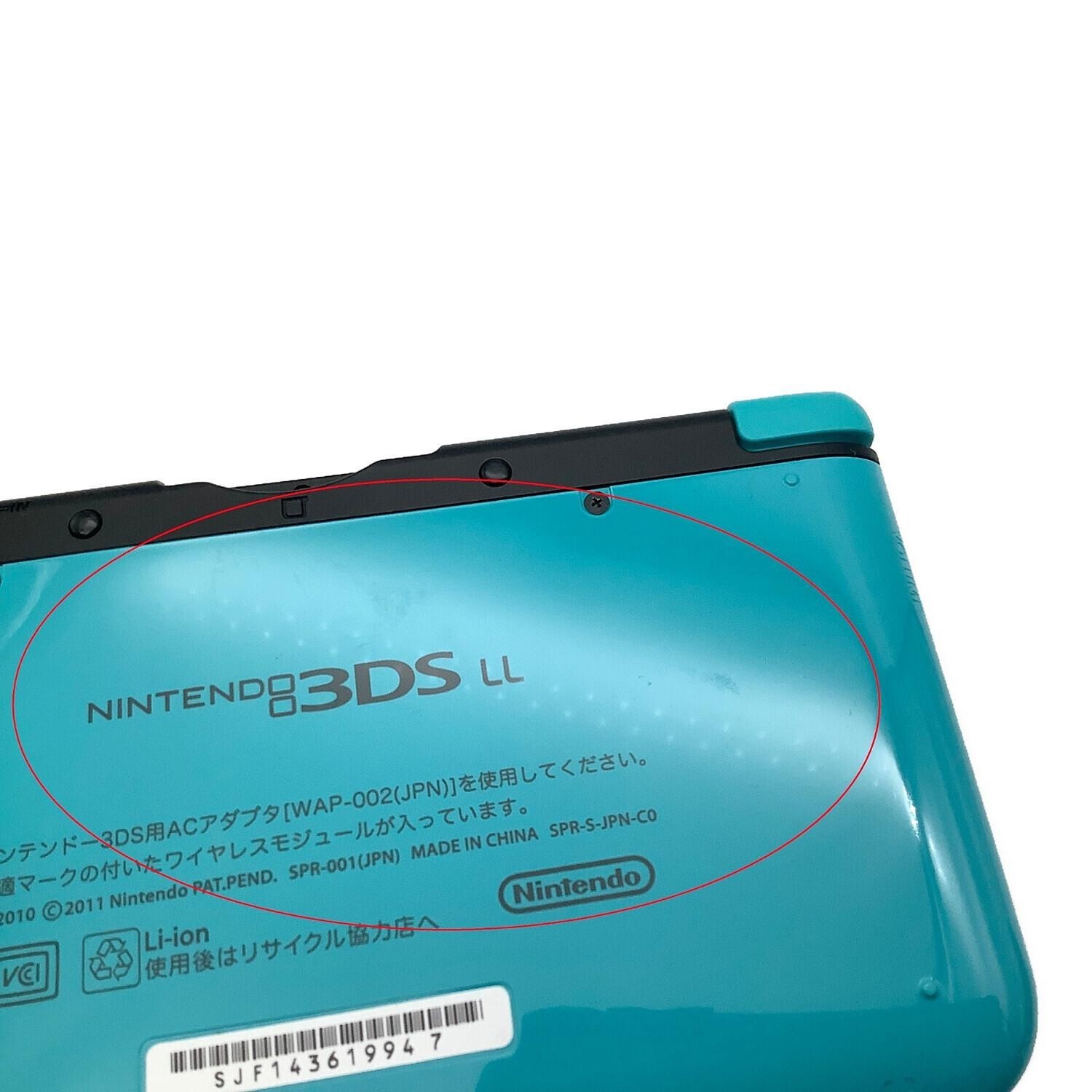 Nintendo Nintendo 3DS LL SPR-001 LIMITED PACK Turquoise x Black A881