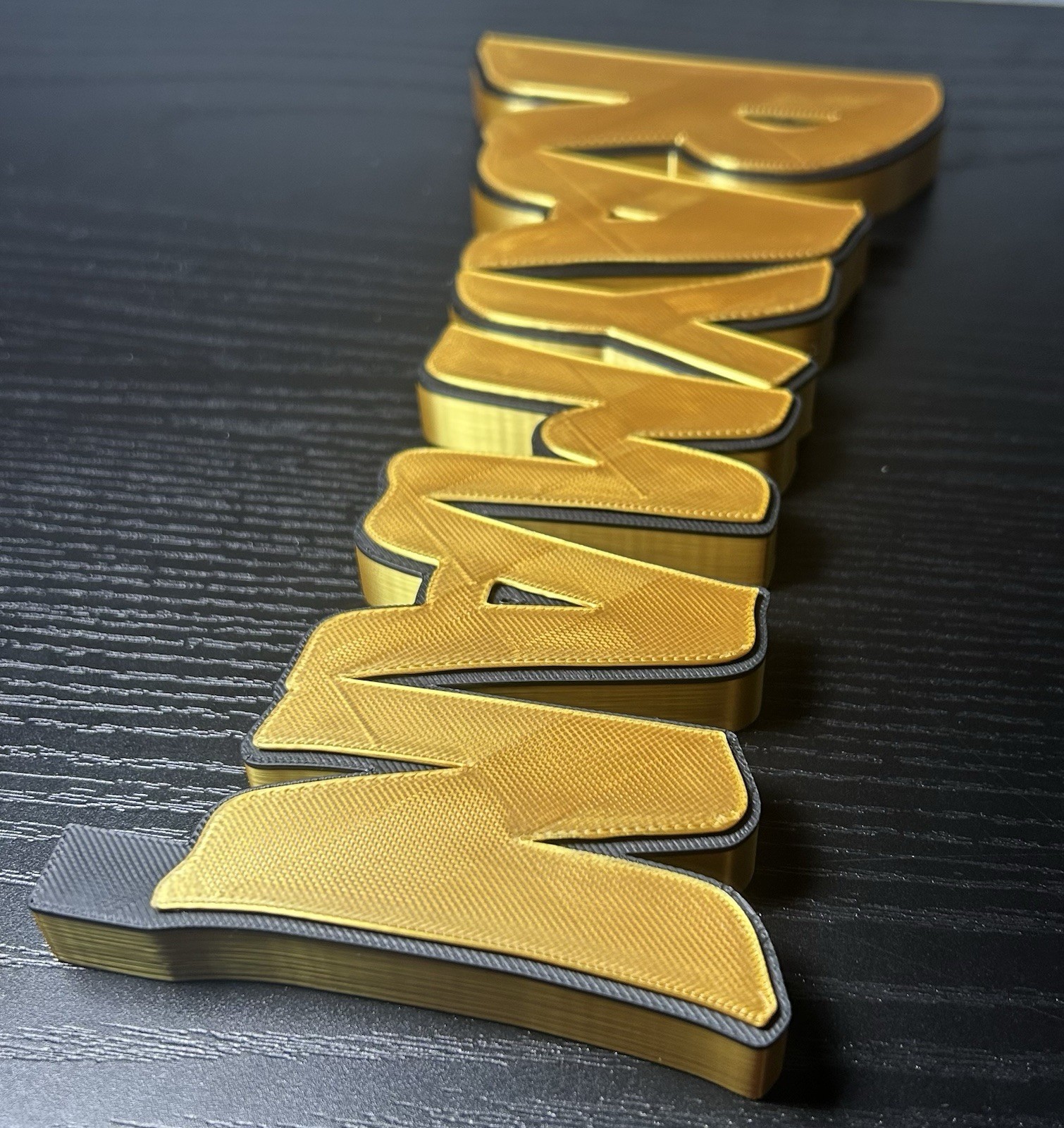 Rayman 3D Printed Video Game Logo Sign (8”*, PLA)