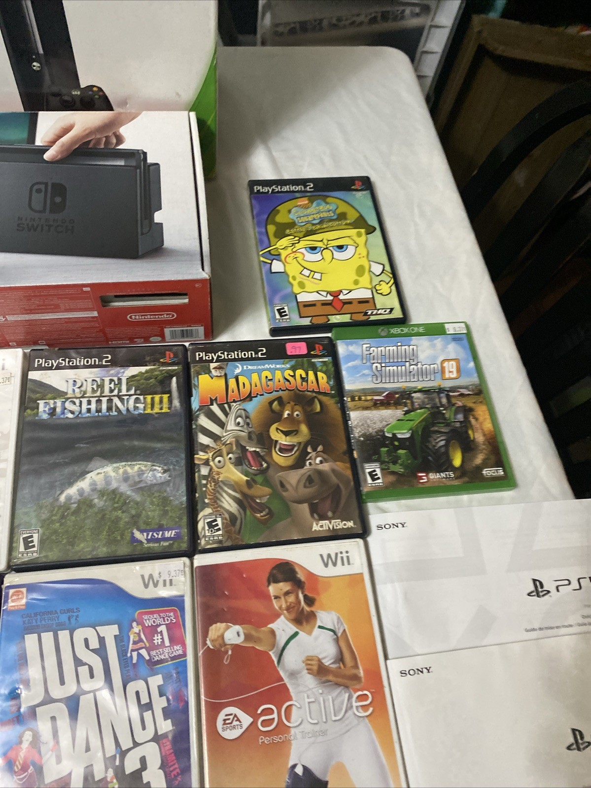 Console Box Video Game Box And Manual Lot Only No Games Or Systems