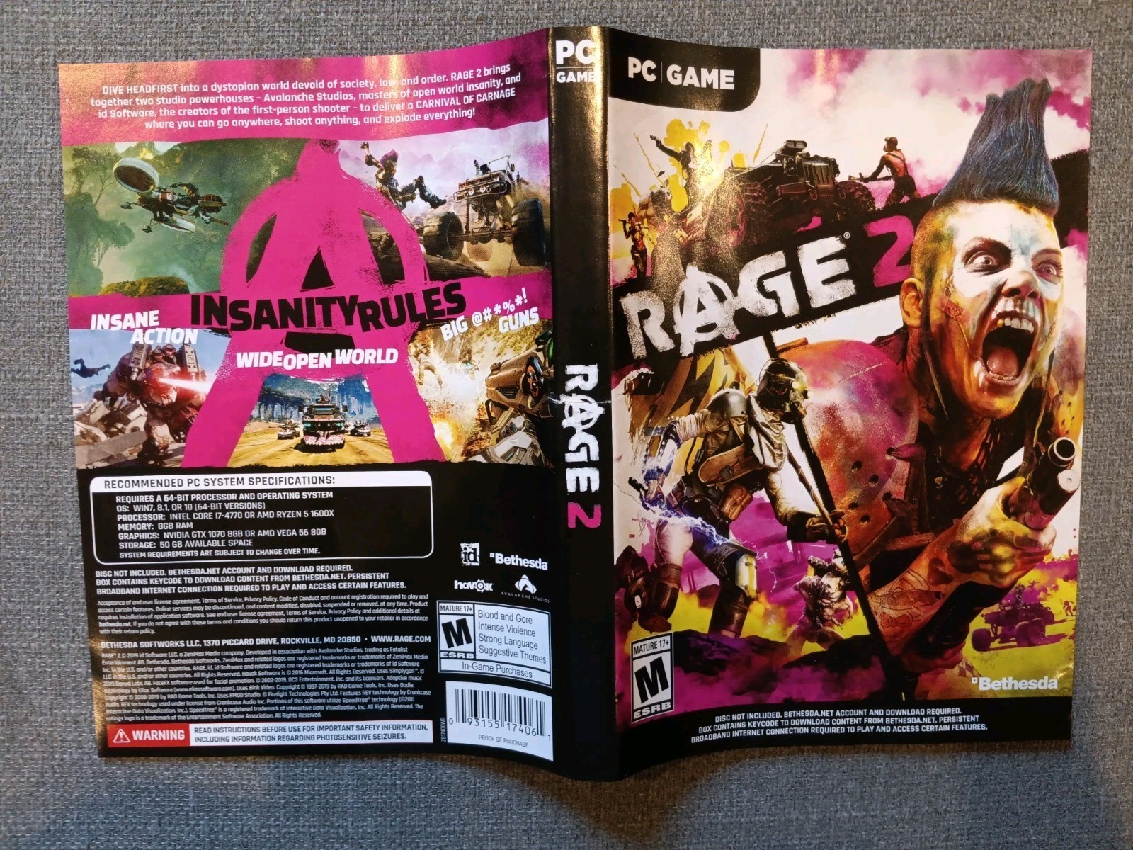 Rage 2 – PC (Product Key Code)