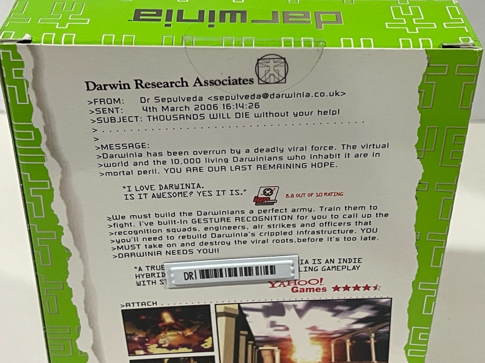 Dawrinia PC Game 2006 Cult Classic NTSC