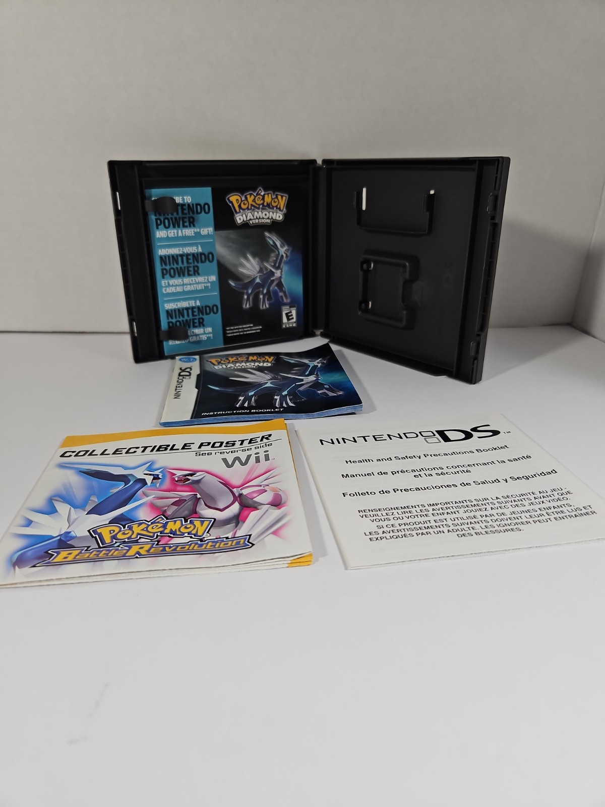 Pokemon: Diamond Version (DS) Game Case & Instruction Manual Only No Game