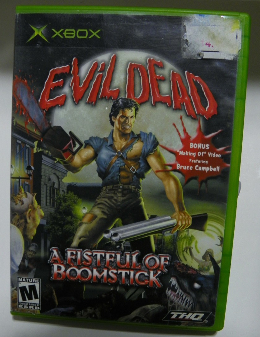 Evil Dead: Fistful of Boomstick Xbox ORIGINAL CASE, BOOK AND COVER ART NO GAME