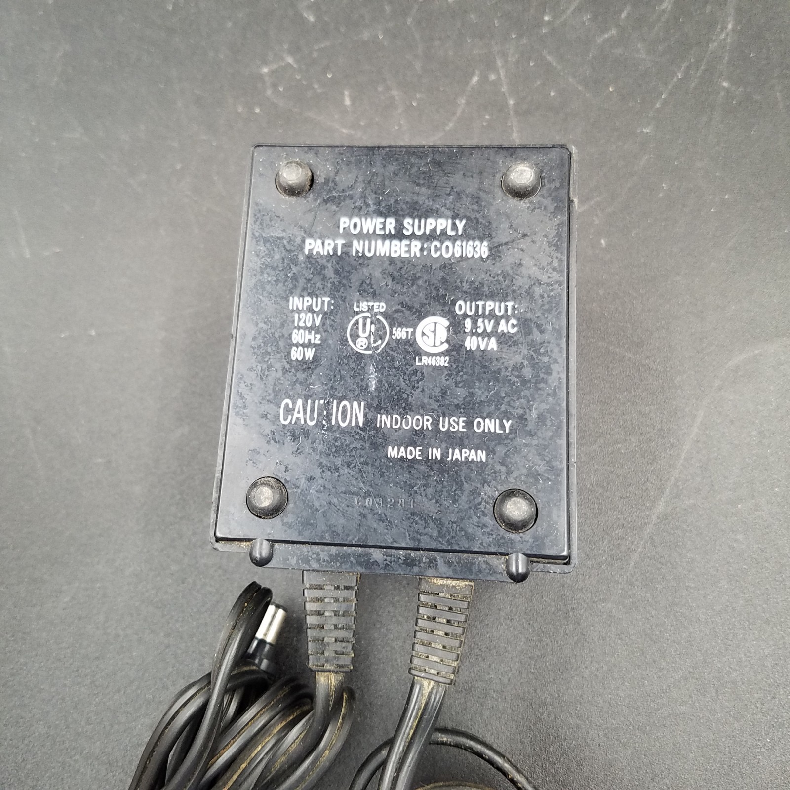 1090/1027 POWER SUPPLY AC Adapter 9.5 VAC 4.2A 40VA Orig Atari CO61636