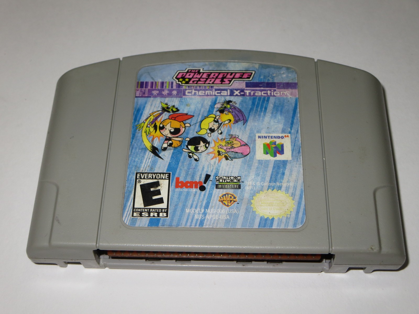 The Powerpuff Girls Chemical X-Traction (Nintendo 64, 1997) N64 Tested & working