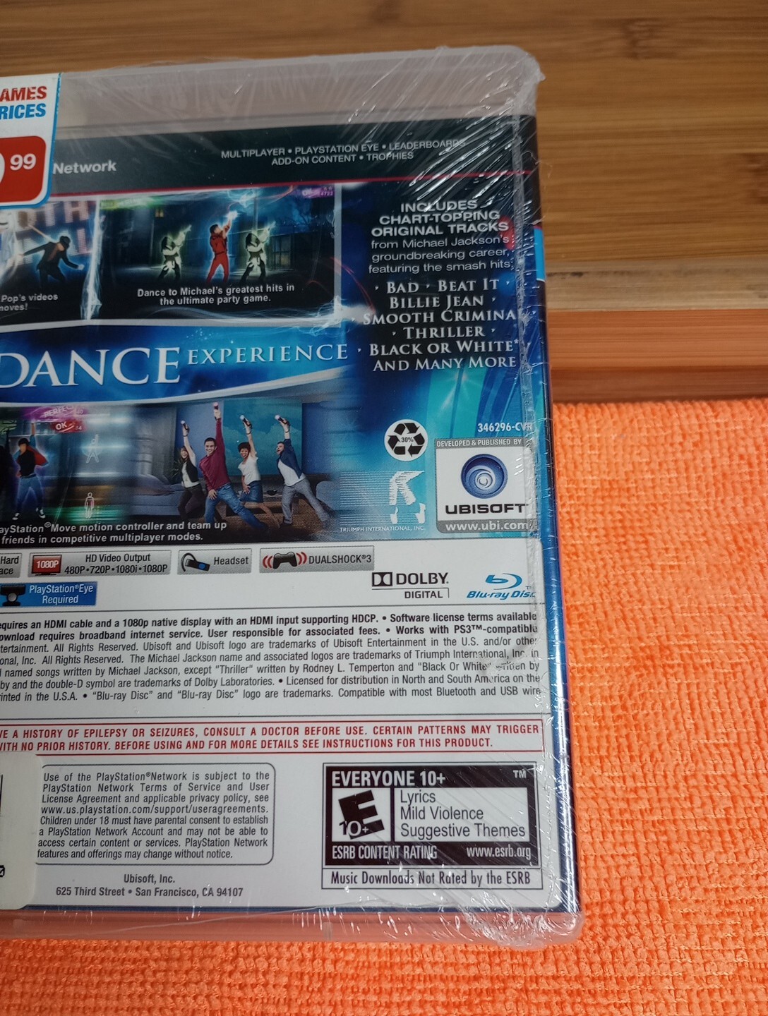 Michael Jackson: The Experience (Sony PlayStation 3, 2011) New. Sealed