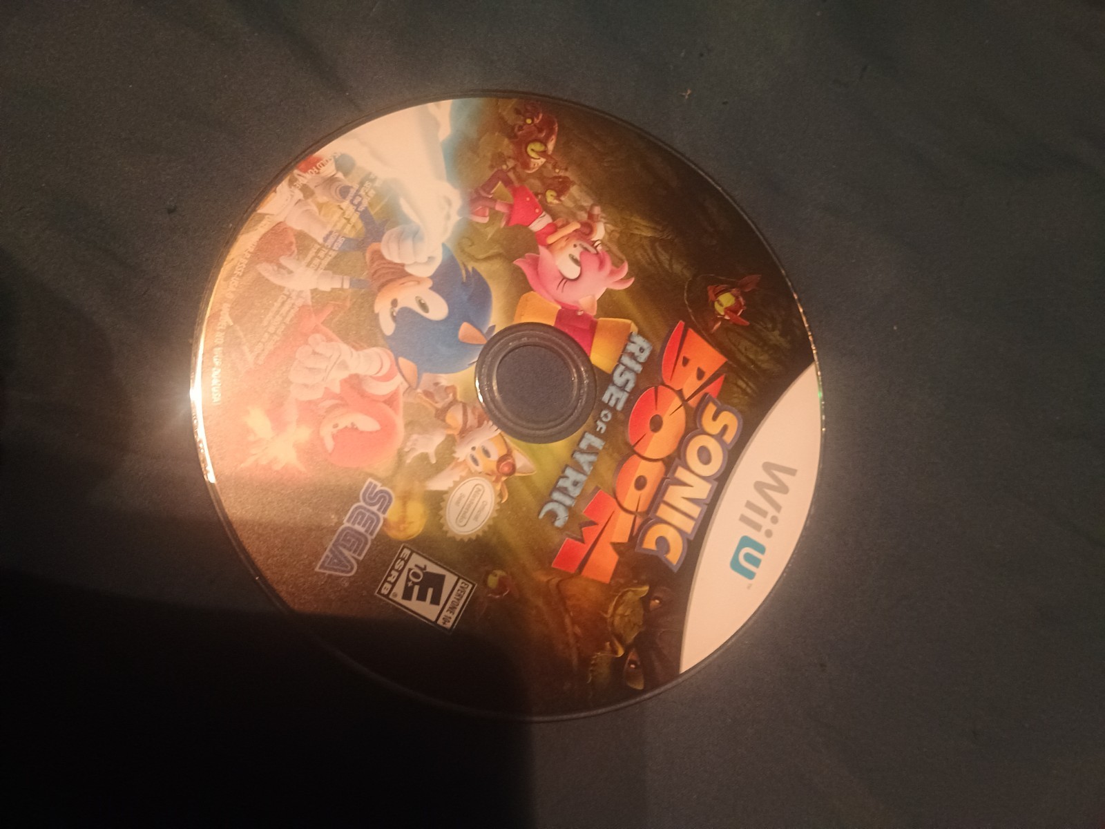 Sonic Boom: Rise of Lyric (Nintendo Wii U, 2014) Disc Only Tested Works!
