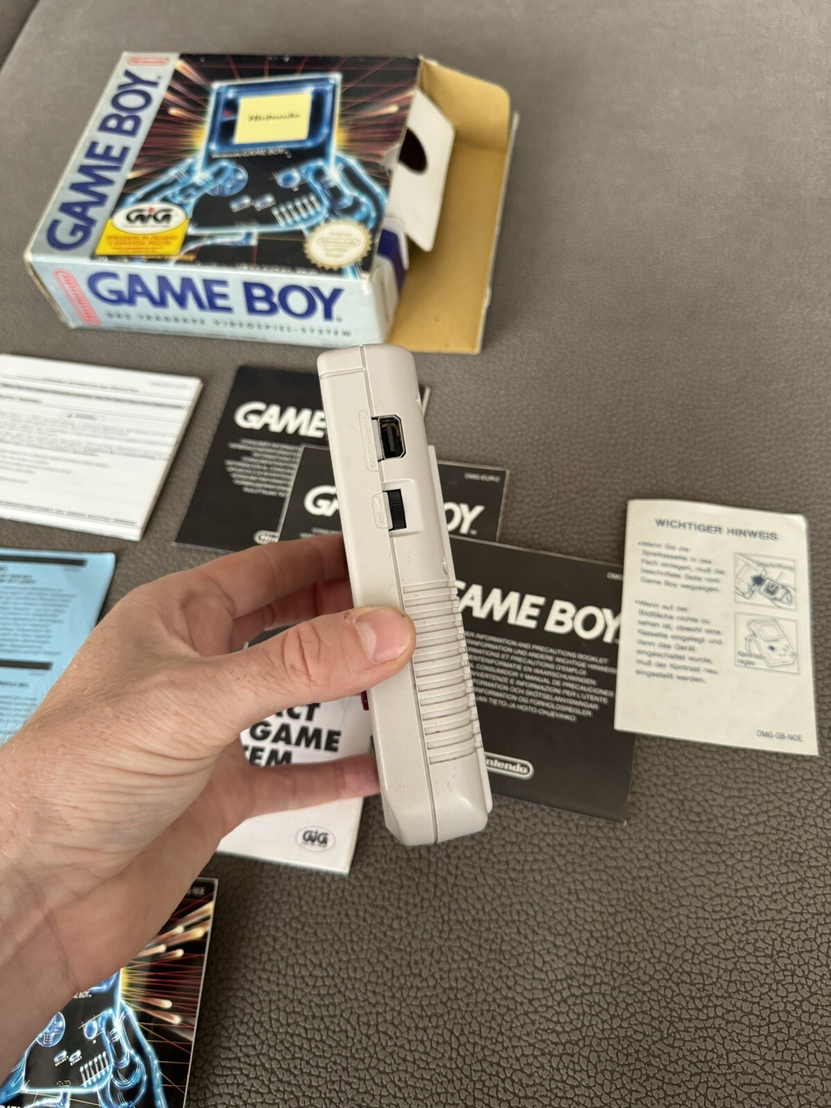 NINTENDO GAME BOY CLASSIC 1989 – 1a EDIZIONE! – GIG ITALIA IMPORT GER – COMPLETO