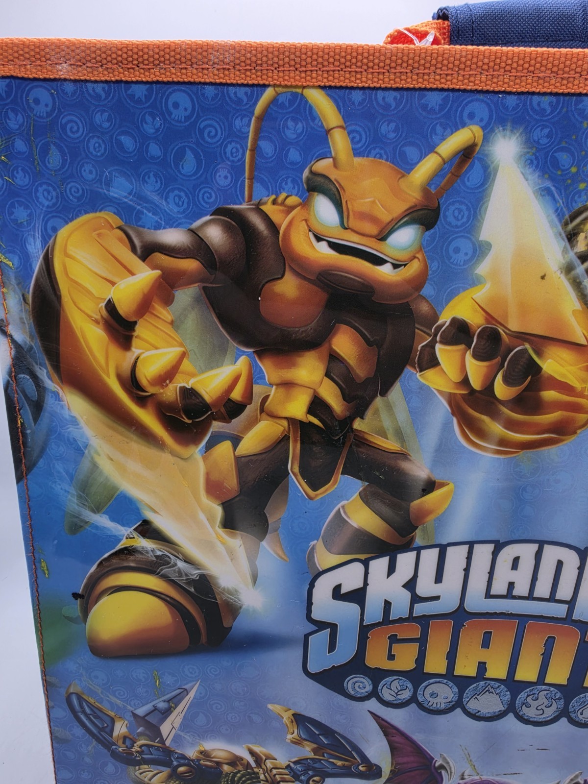 Skylanders Giants Blue Square Storage and Carrying Case Brand New Mint