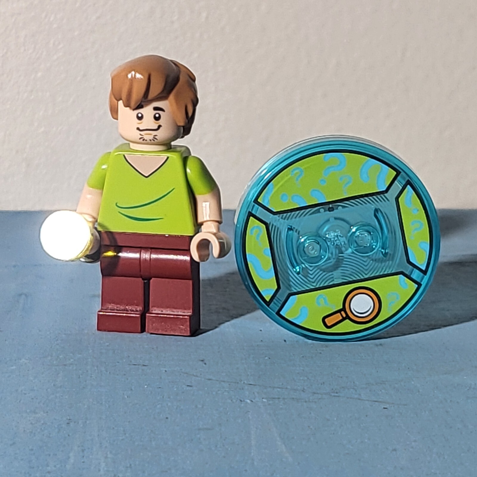 Lego Dimensions Scooby Doo Shaggy Figure And Tag Base/disc With Flashlite