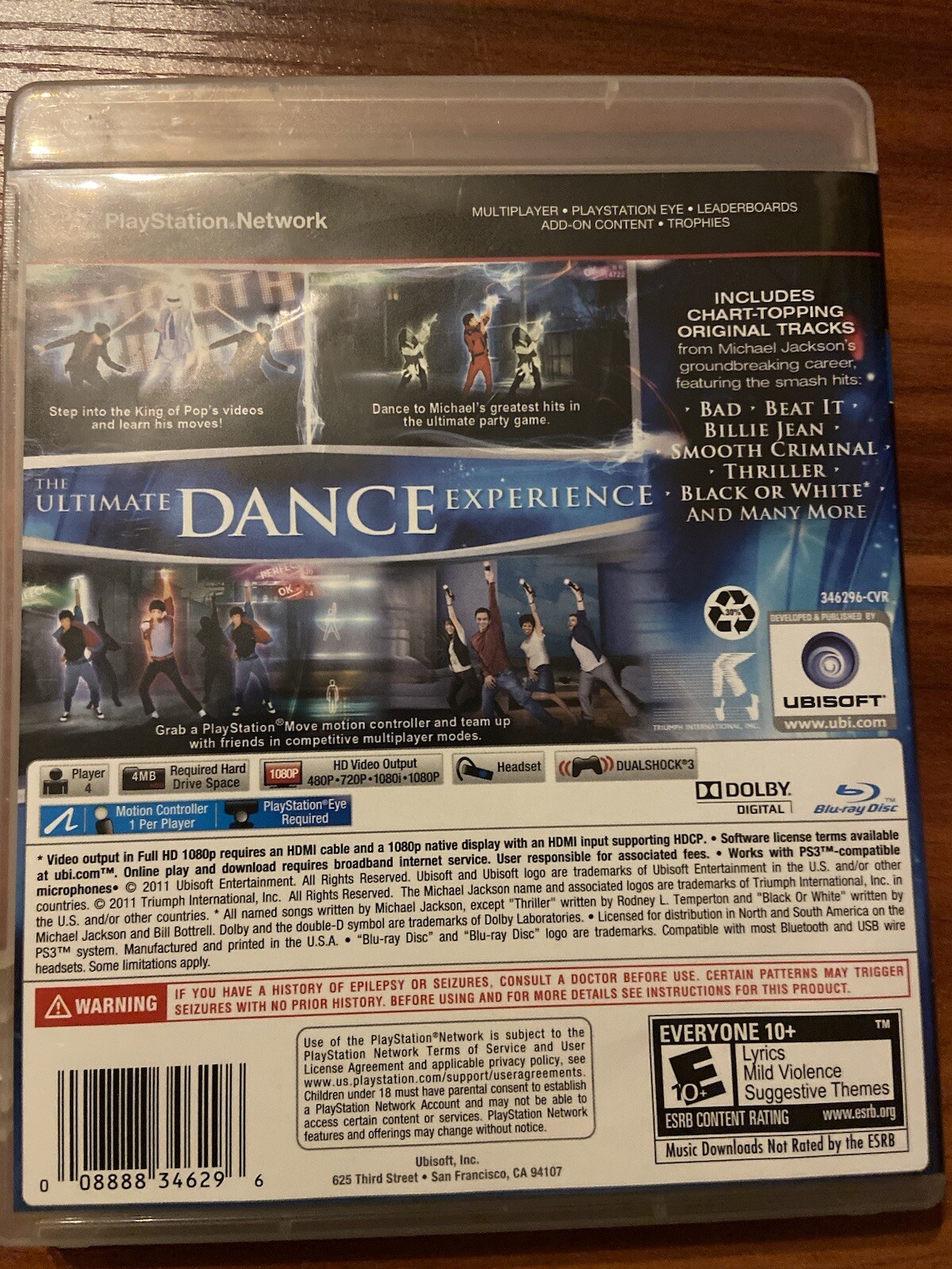 Michael Jackson: The Experience (Sony PlayStation 3, 2011)