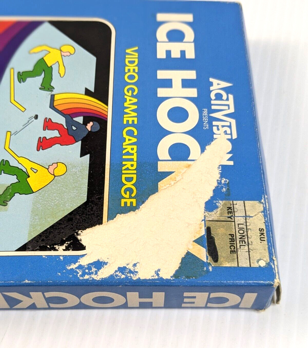 Activision Presents Ice Hockey Atari 2600 Video Game Cartridge With Box & Manual