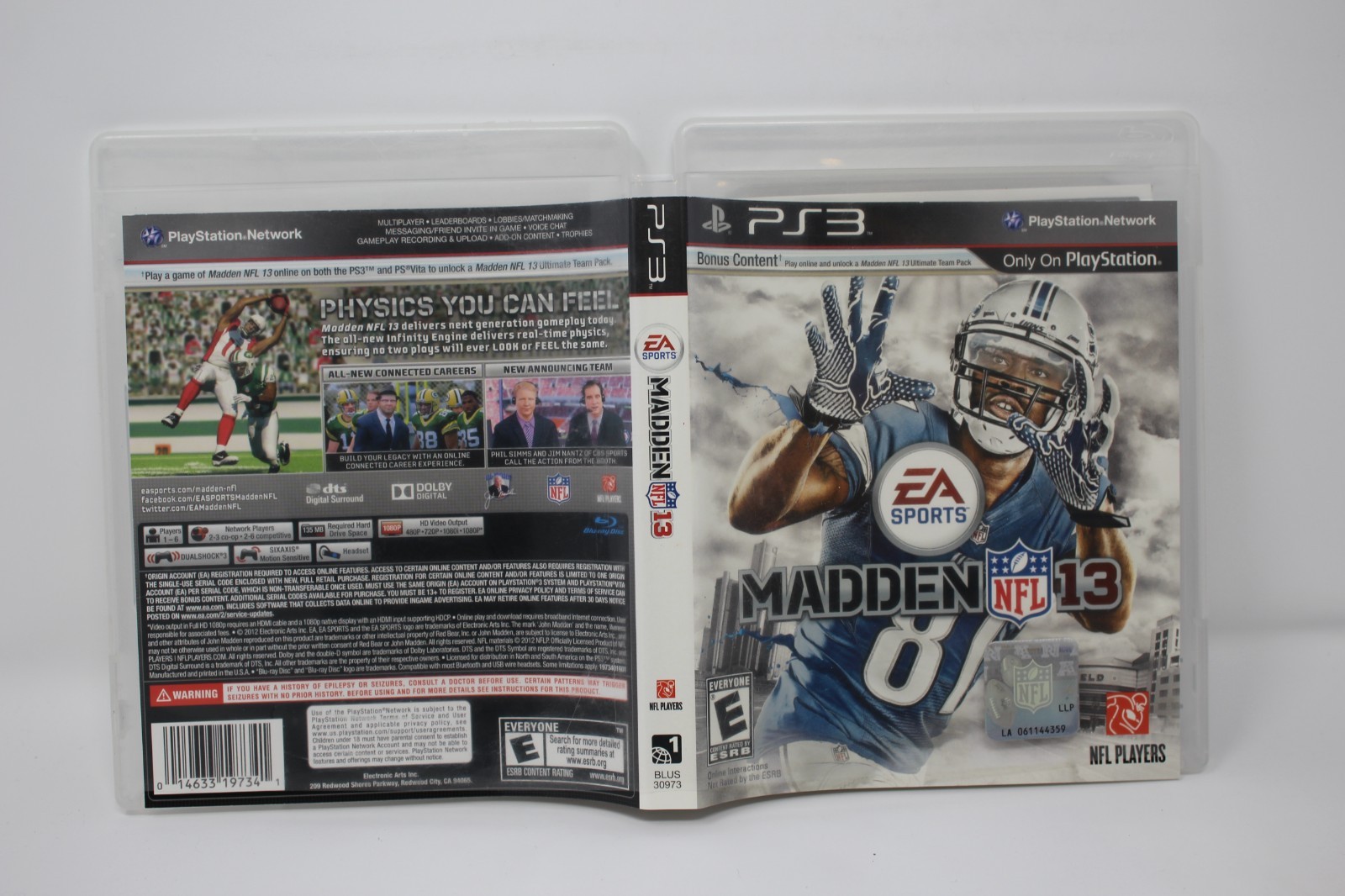 Madden NFL 13 (Sony PlayStation 3, 2012, PS3)