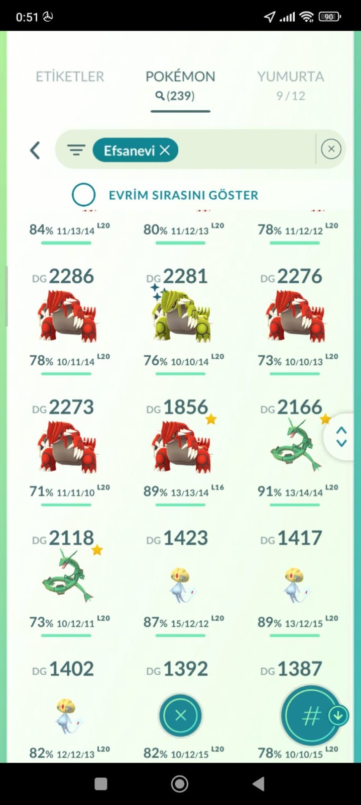 Pokémon Go level 72 lvl – 2018