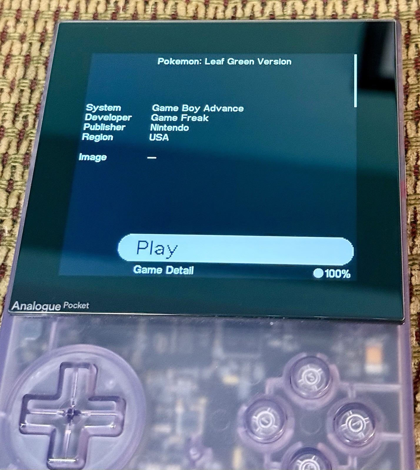 Pokemon Leaf Green CIB Nintendo Gameboy Advance GBA COMPLETE Adapter Box Game