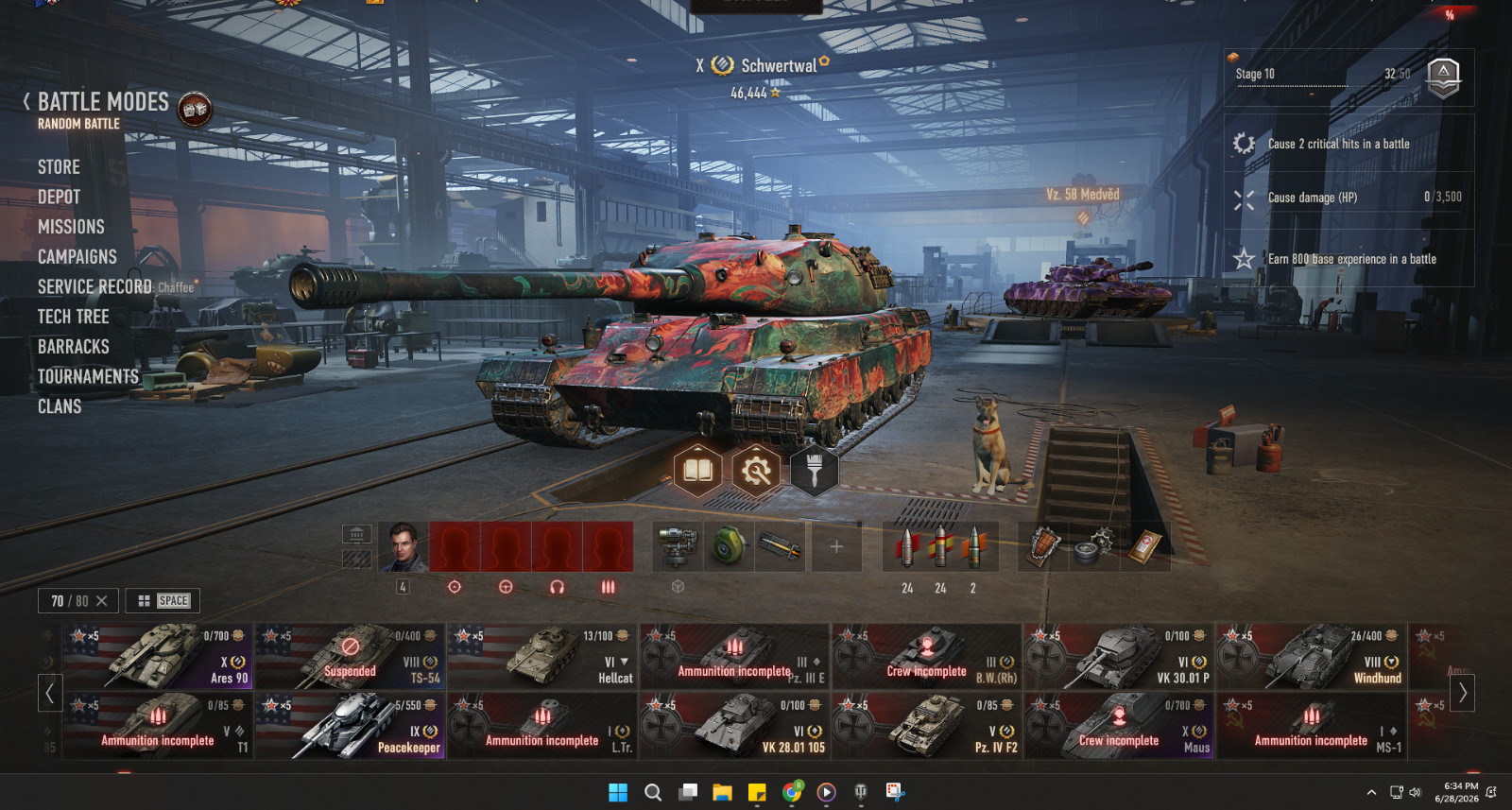 World of Tanks NA Concept 1 B,Schwertwal , EBR 75 FL 10, Tier 11s premiums and m