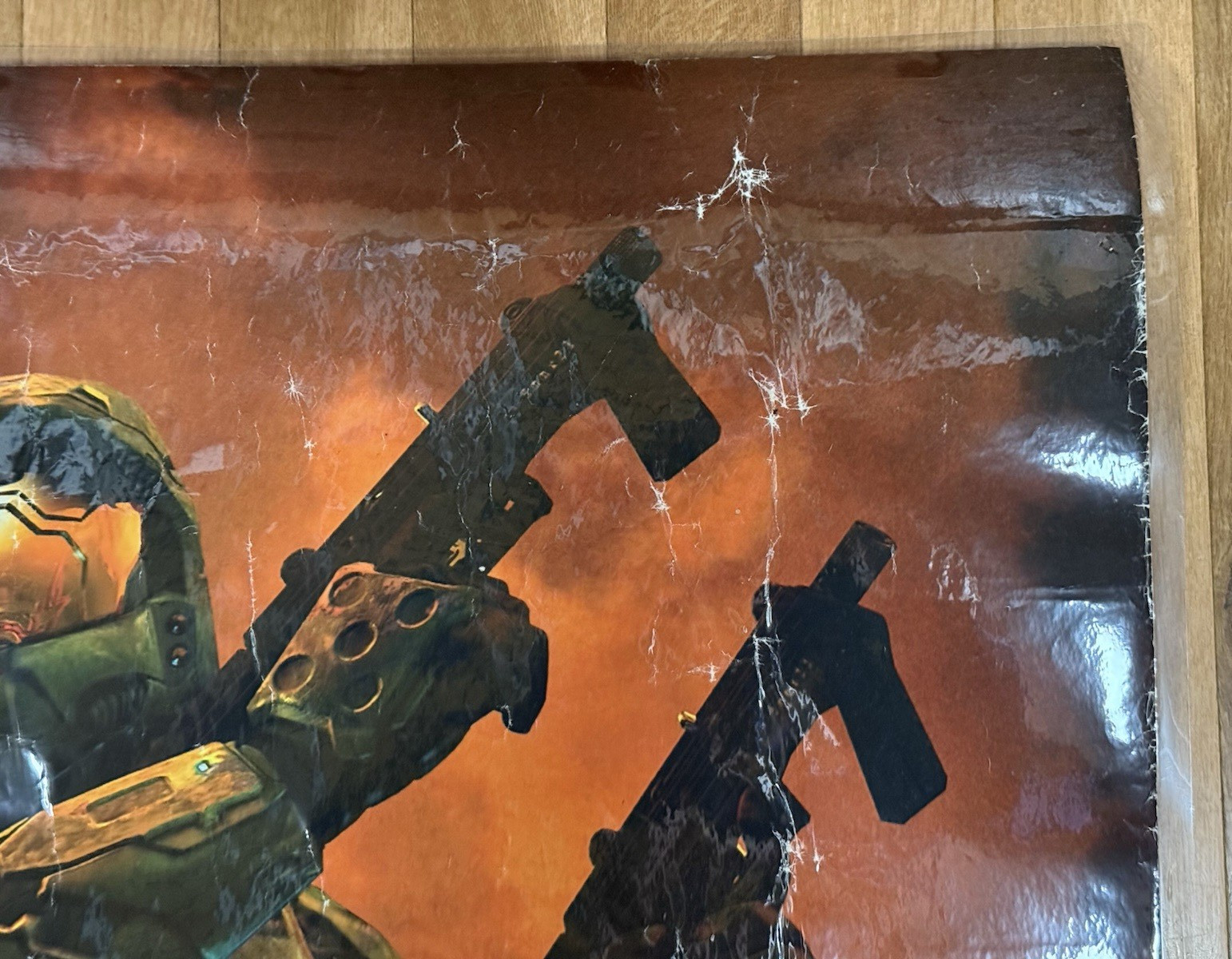 2004 Halo 2 RARE Store Promo Poster Xbox Master Chief Microsoft Chief LARGE