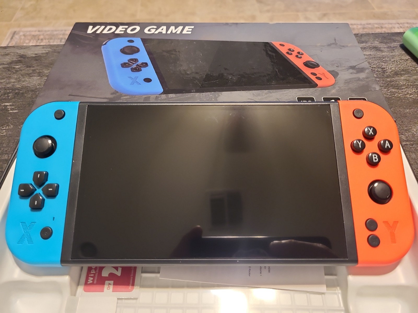 G90 Handheld System HD IPS Display 7 Inch Screen 64GB Black Blue Red