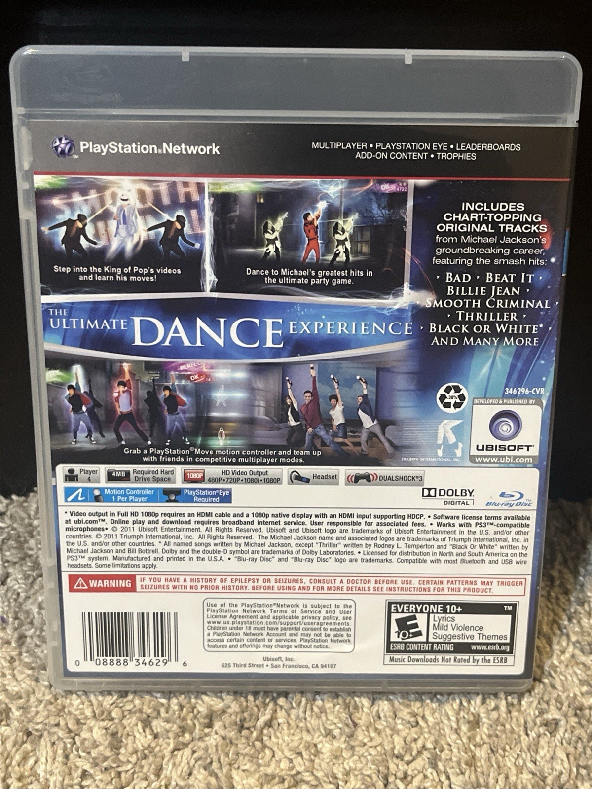 PS3 Michael Jackson The Experience Complete in excellent condition