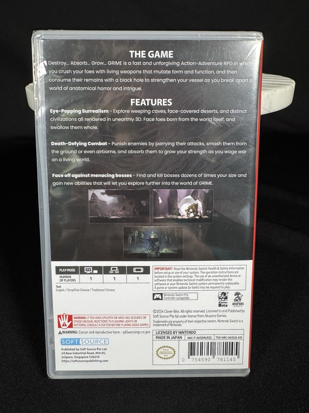 Grime (Multi-Language) Switch Brand New Game [2024 Platform]