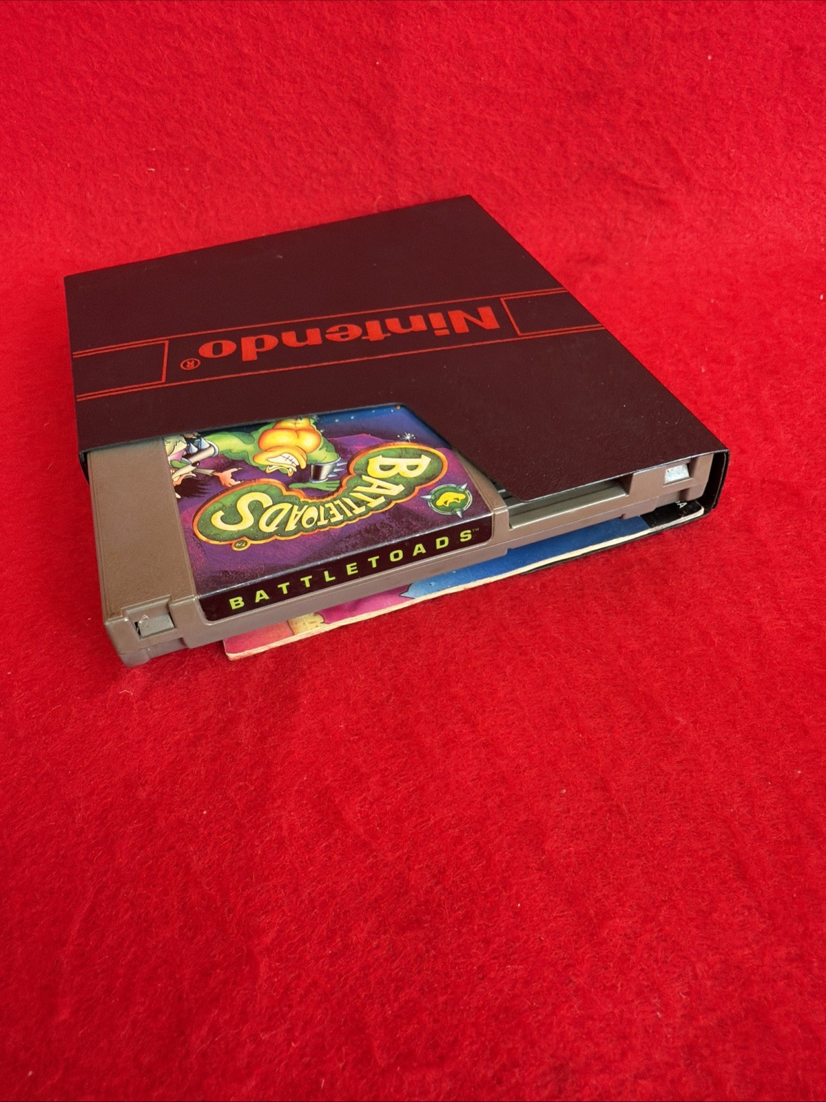 Battletoads original Nintendo NES Game Cartridge 1985 Tested 80s Vibes working