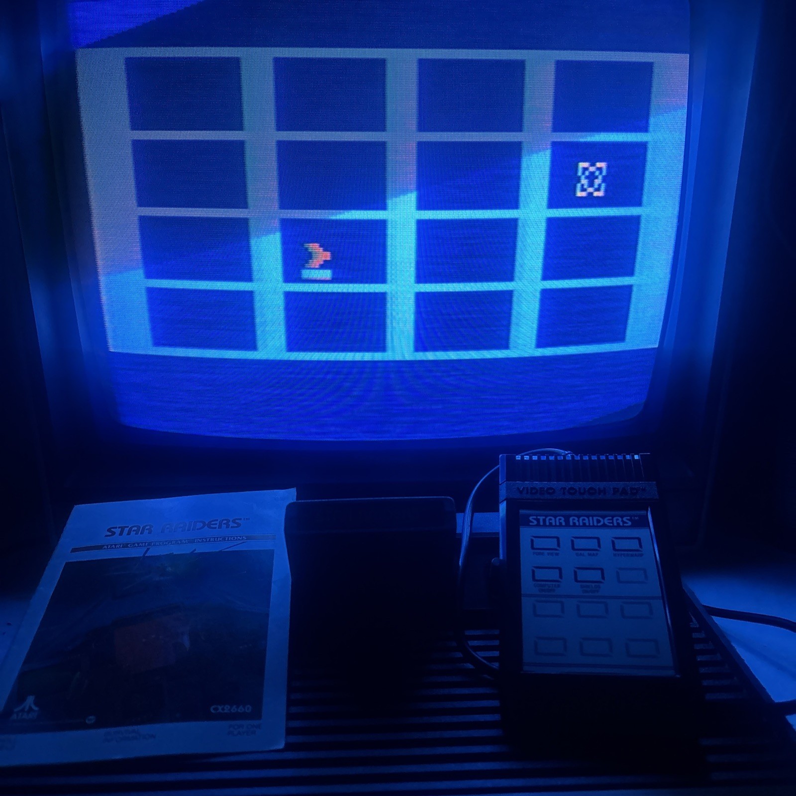 Star Raiders – Atari 2600 – 1982 – Cartridge, Manual & Video Touch Pad – Tested