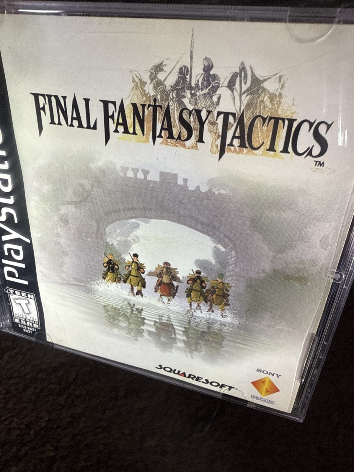 Final Fantasy Tactics PS1 PlayStation 1 Complete Manual Near MINT condition Disc
