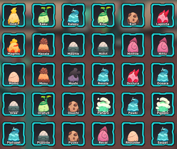 Temtem – Perfect 7/7SVs Eggs – All Egg Move – Buy 3 Get 1 Free – Chance at Luma