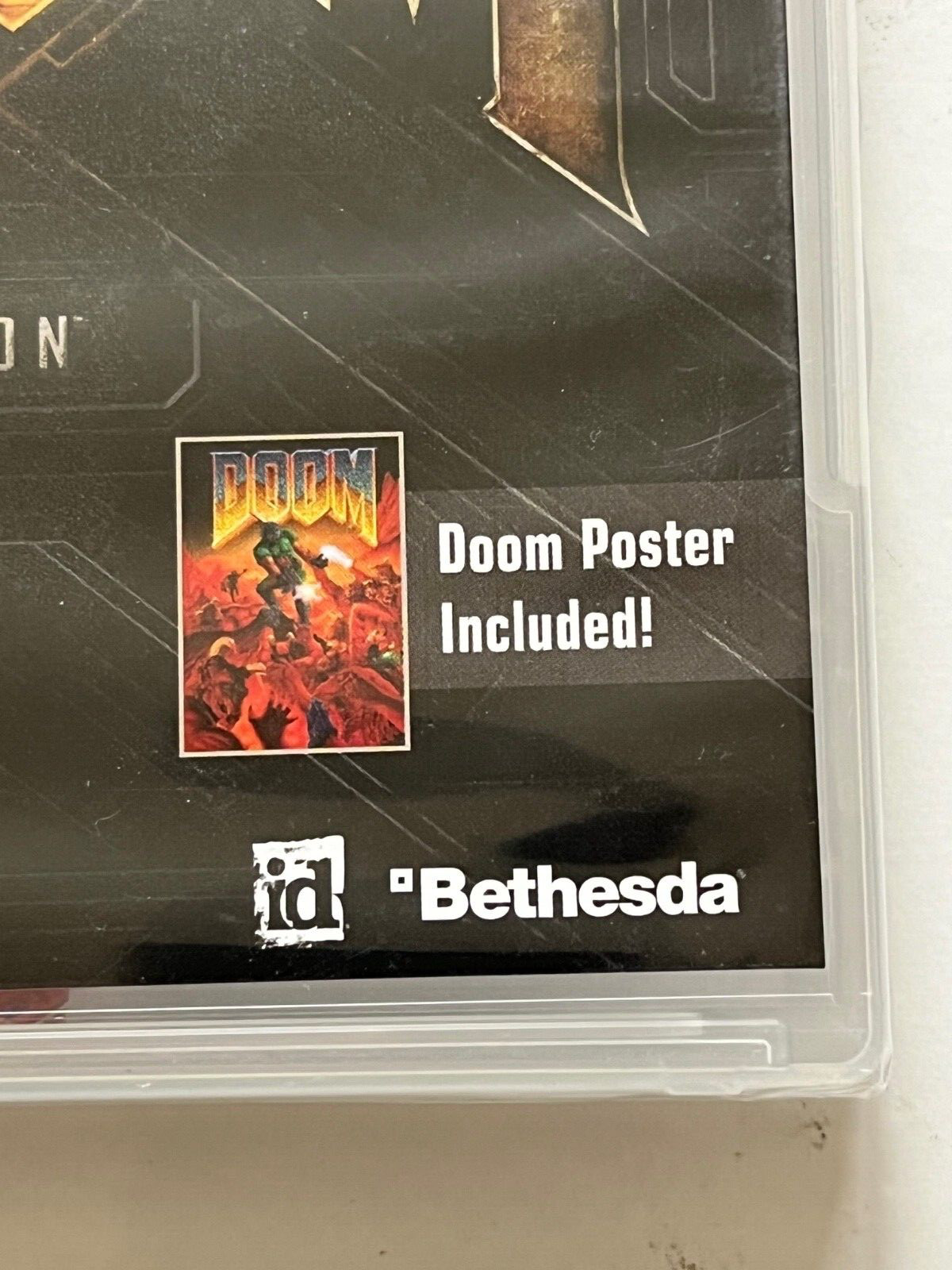 Doom 3 BFG Edition (Sony PlayStation 3, 2012) New Factory Sealed with Poster OOP