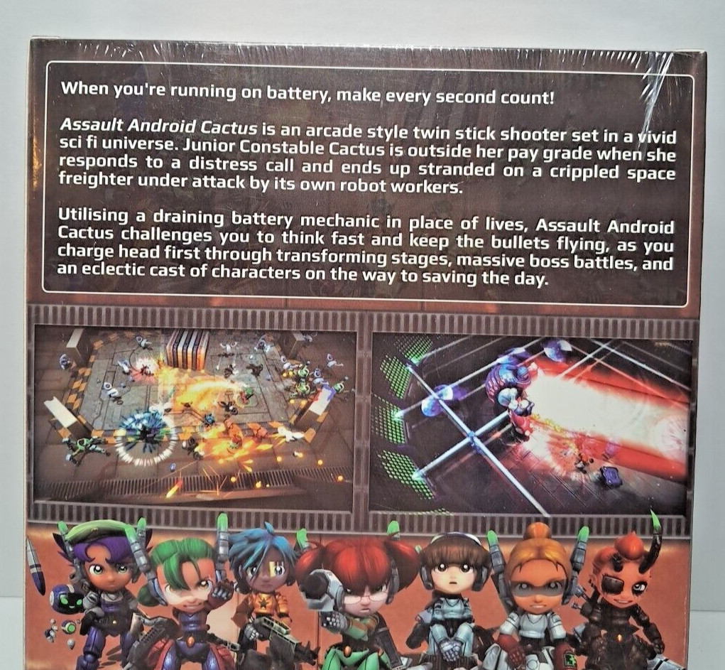 Assault Android Cactus Indiebox PC Game Limited Edition New Sealed 1772/6500