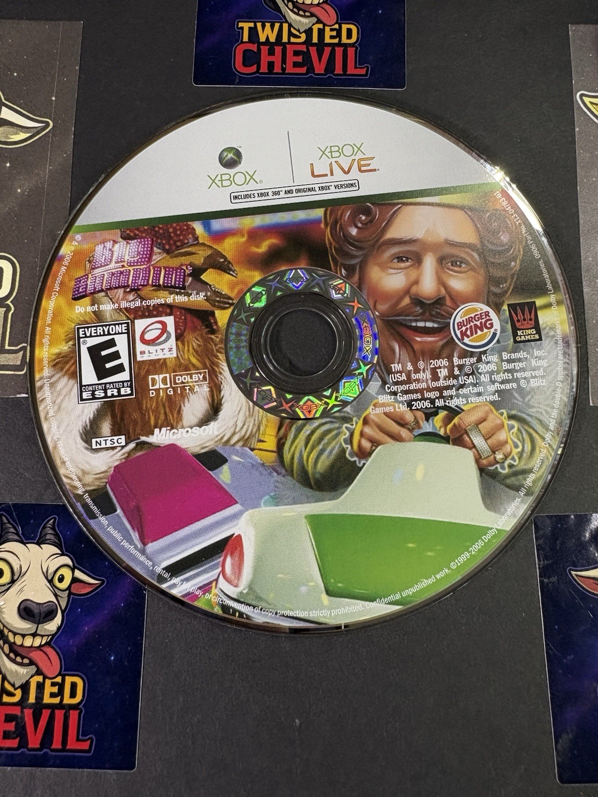 Big Pimpin Bumper Cars Xbox & Xbox 360 Version Excellent Condition CIB COMPLETE