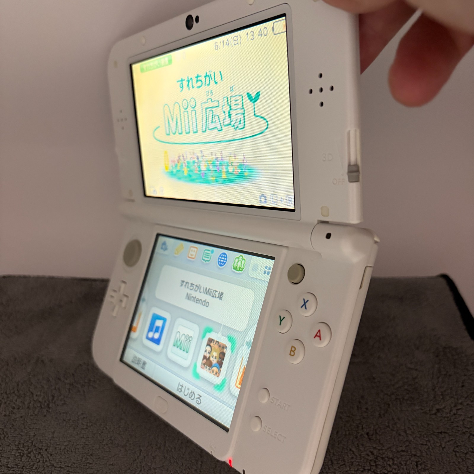 【Excellent5】Nintendo NEW 3DS LL XL Pearl White System Used Game Console From JP