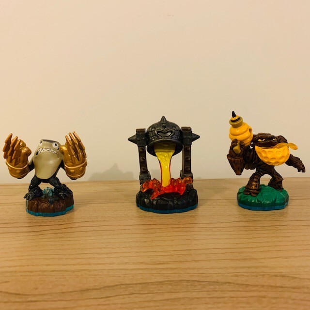 Skylanders SWAP Force Battle Pack Bumble Blast, Fiery Forge, Knockout Terrafin