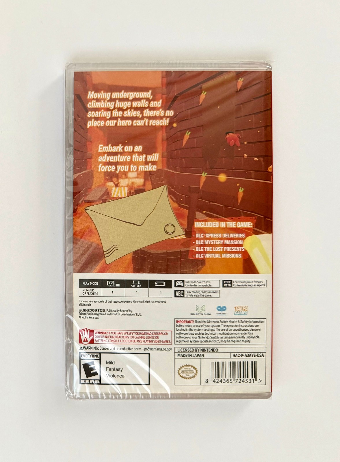 Mail Mole – Nintendo Switch – New Sealed