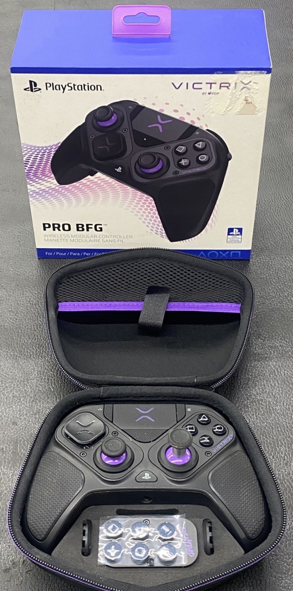 PDP Victrix Pro BFG Wireless Gaming Controller for PS5, PS4, PC, Bla (PD5036129)