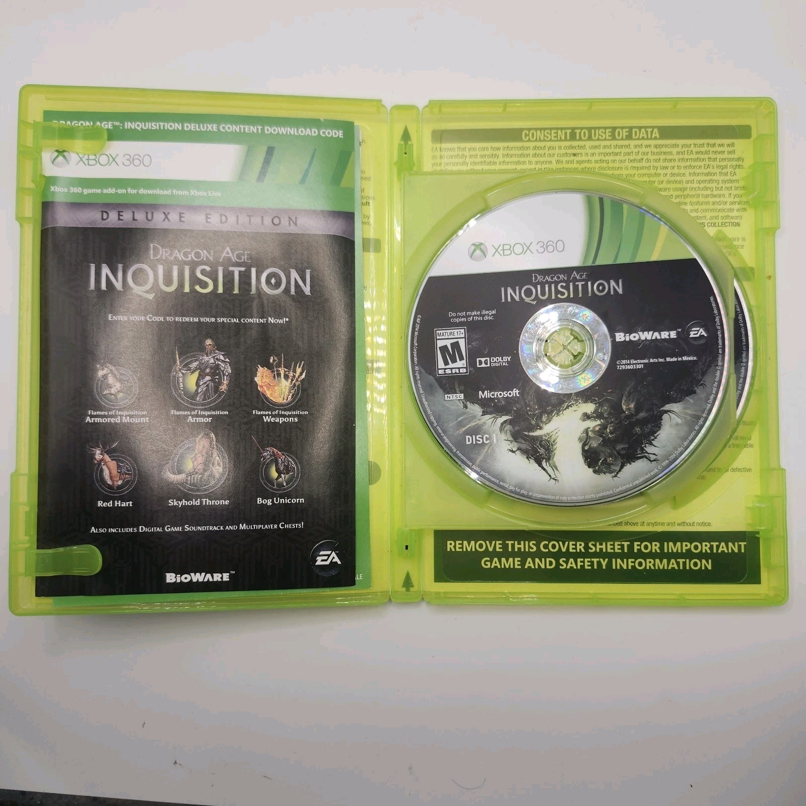 Dragon Age Xbox 360 Lot – Origins, Dragon Age 2 & Dragon Age Inquisition